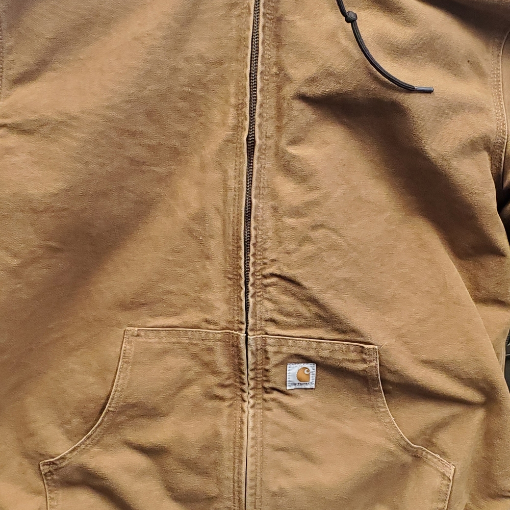 Carhartt Tan Full-Zip Jacket